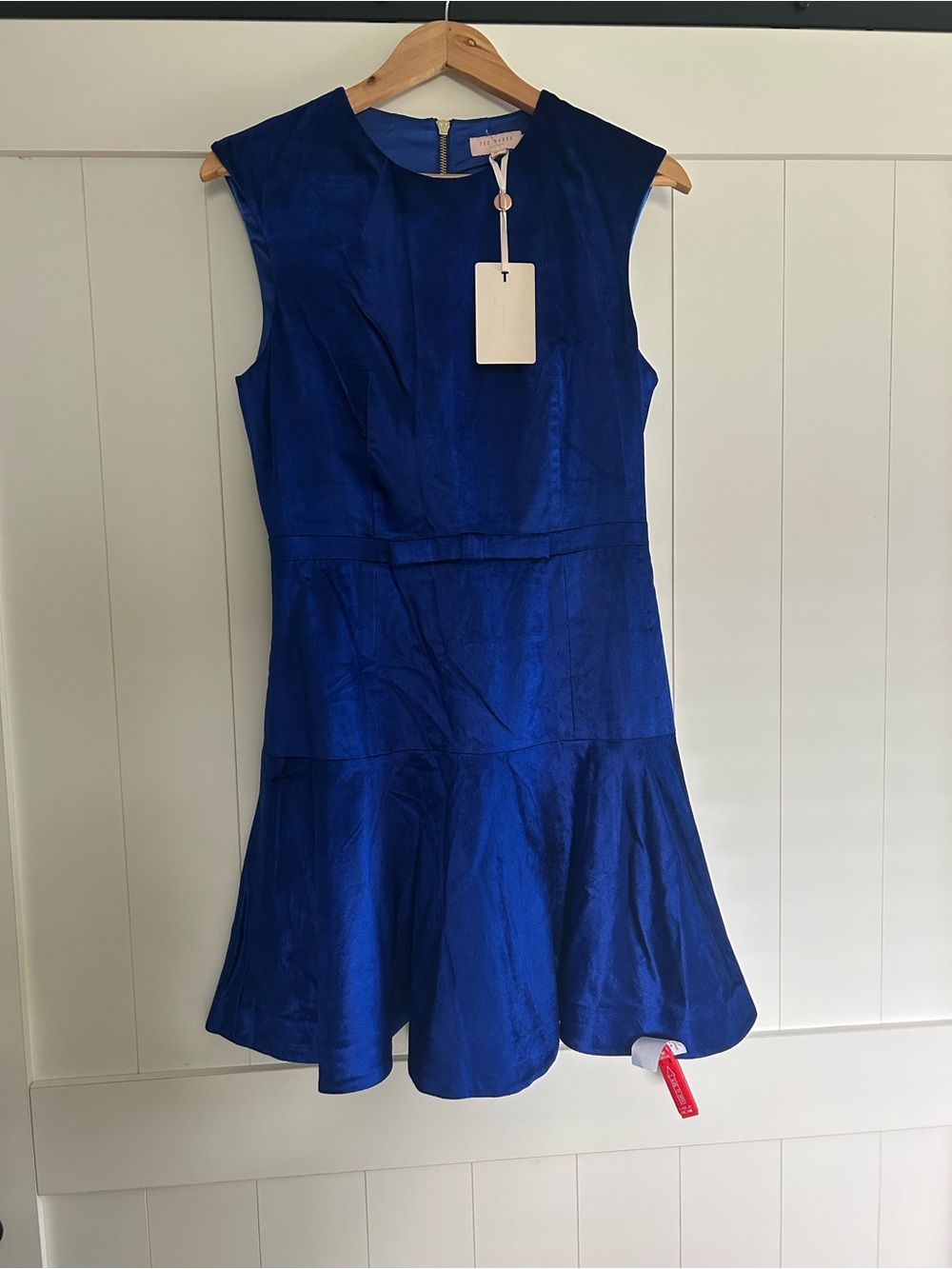 NWT Ted Baker Cobalt Blue Sleeveless Dress